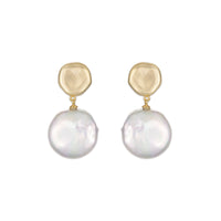 Pebble Pearl Earrings