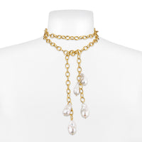 Fresh Water Pearl Wrap Necklace