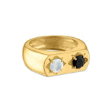 The Double Gemstone Ring