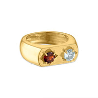 The Double Gemstone Ring